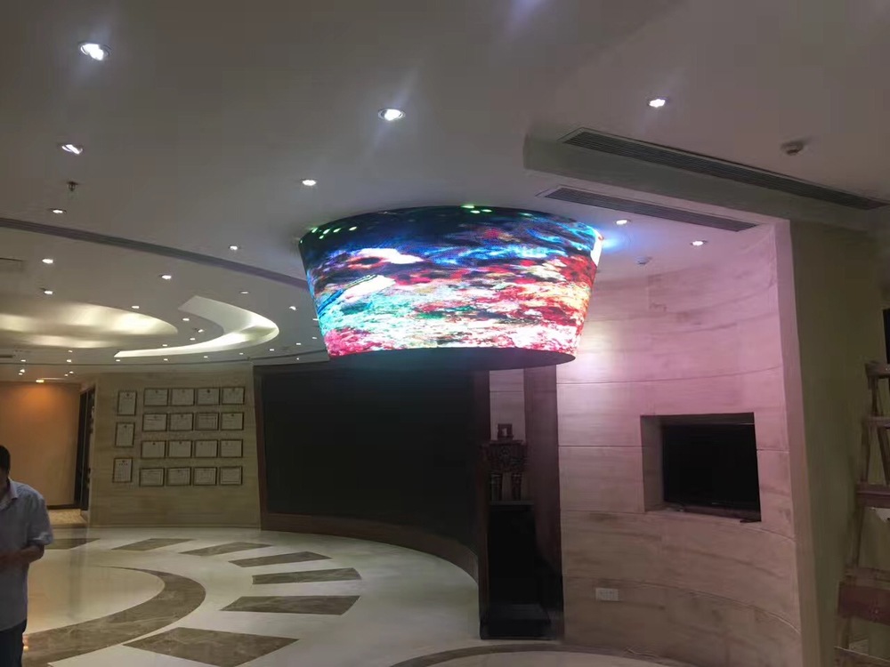 indoor LED funnel screen.JPG